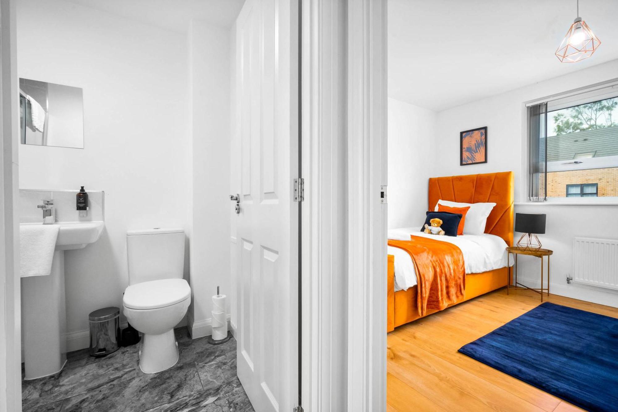 Luxury City Centre 5 Bed House With En-Suite, Bbq, On-Site Parking By Azura Nights Бірмінгем Екстер'єр фото